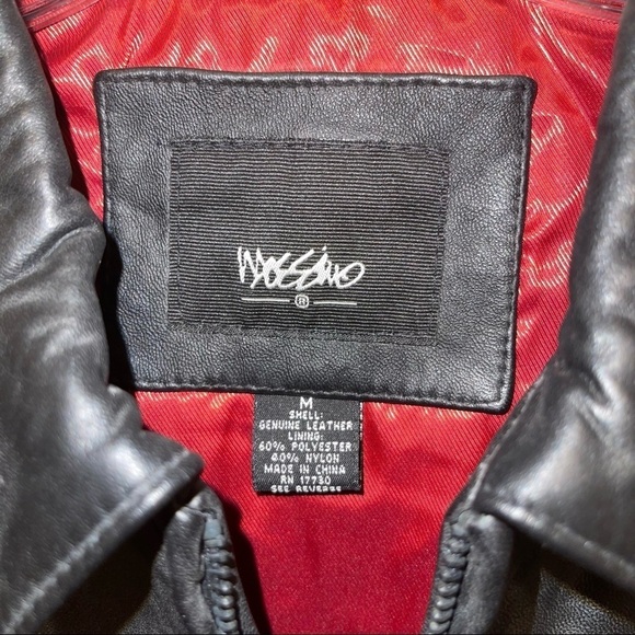 NWT Massimo Men 100% Leather Jacket Size M - Picture 3 of 5